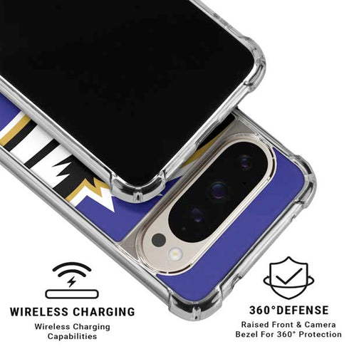 NFL Baltimore Ravens Large Logo Pixel 9/9 Pro Clear Case